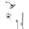 Chrome Shower System with 6